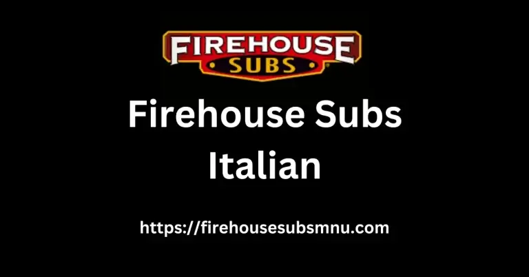 Firehouse Subs Italian
