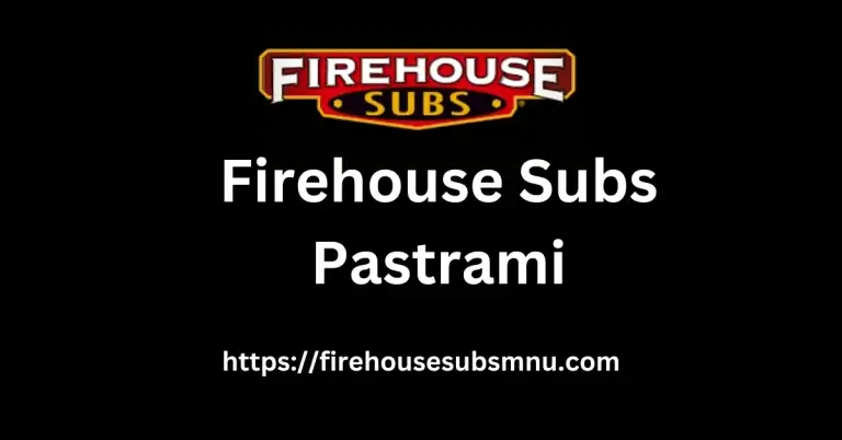 Firehouse Subs Pastrami