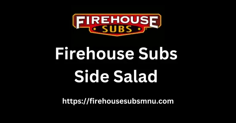 Firehouse Subs Side Salad